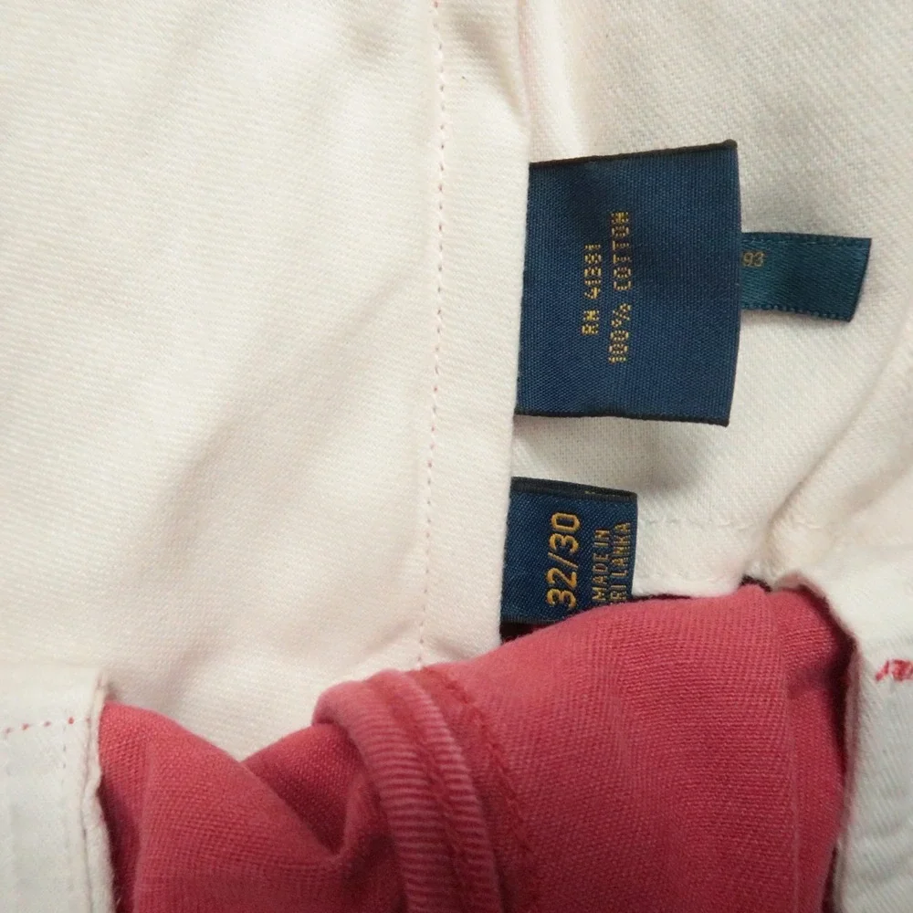 Polo‎ Ralph Lauren Pants Men 32x30 Red Bedford Chino Classic Cotton Twill NWT